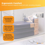 Portable Bathtub and Wireless Pump - Inflatable Foldable Collapsible Adult Tub Orange V238-SUPDZ-41020396634192