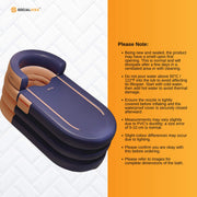 Portable Bathtub and Wireless Pump - Inflatable Foldable Collapsible Adult Tub Orange V238-SUPDZ-41020396634192