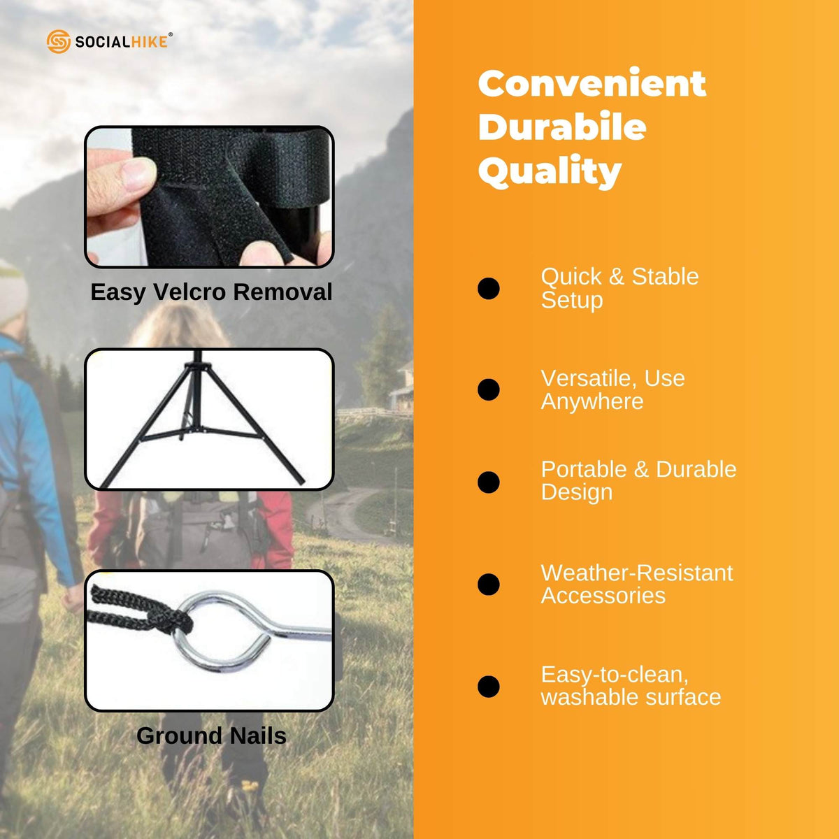 120" Portable Movie Projector Screen - Outdoor Indoor 16:9 4K Tripod Stand Case V238-SUPDZ-41041554473040