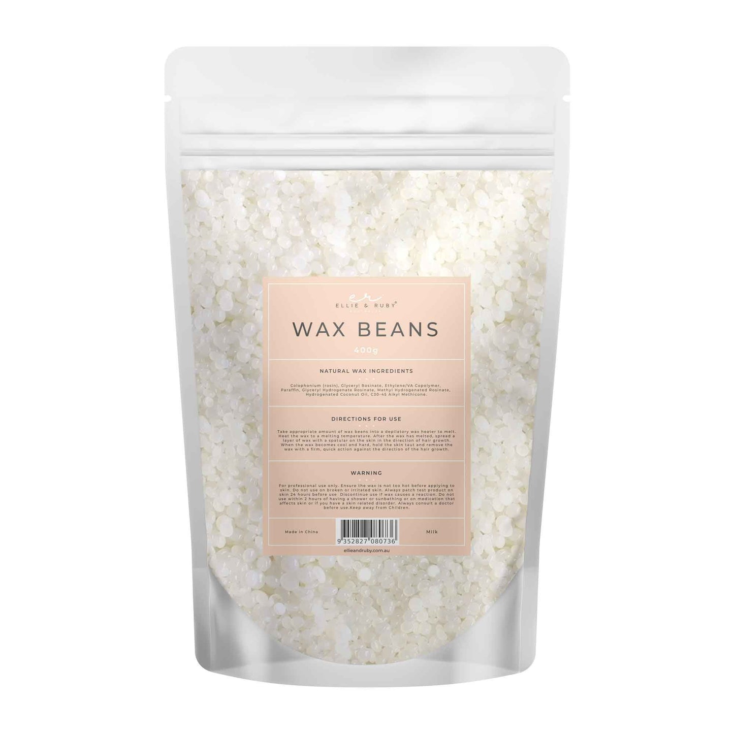 400g Wax Beads Milk - Brazilian Waxing Beans - Stripless Bikini Hair Removal V238-SUPDZ-41044588593232