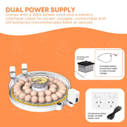 Automatic 35 Egg Incubator - Electric Digital Turning Chicken Quail Duck Hatching V238-SUPDZ-41058148679760
