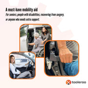 Tooleroo Car Cane Handle 3-in-1 Handy Grip - Lightweight Portable Mobility Tool V238-SUPDZ-41083266465872