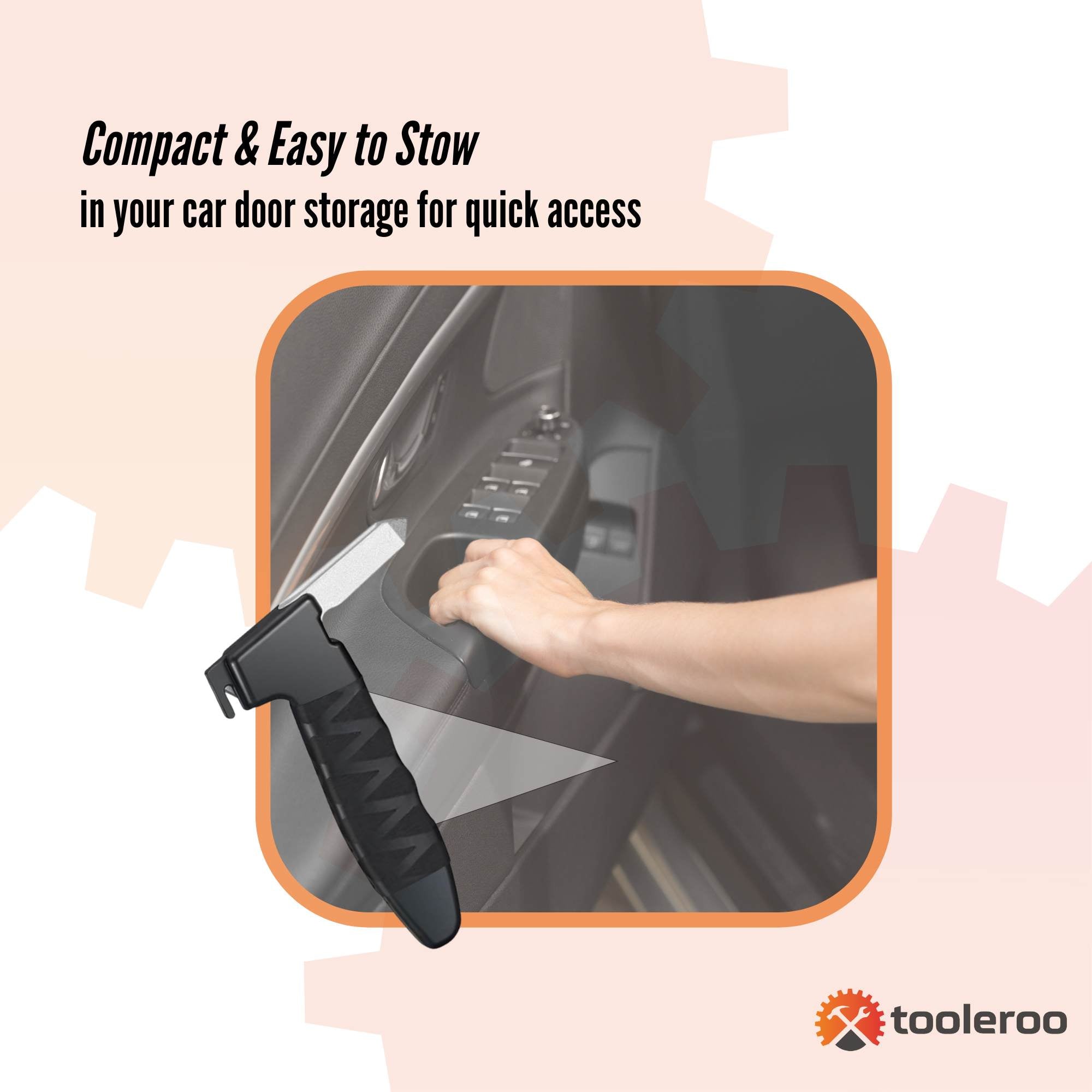 Tooleroo Car Cane Handle 3-in-1 Handy Grip - Lightweight Portable Mobility Tool V238-SUPDZ-41083266465872