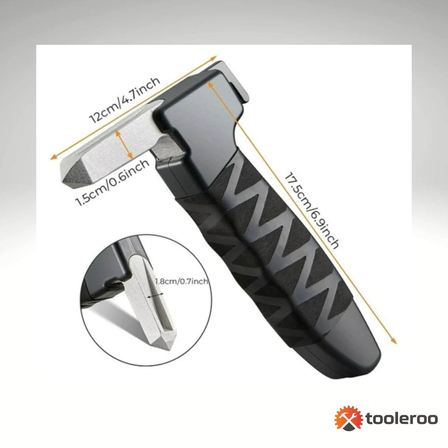 Tooleroo Car Cane Handle 3-in-1 Handy Grip - Lightweight Portable Mobility Tool V238-SUPDZ-41083266465872
