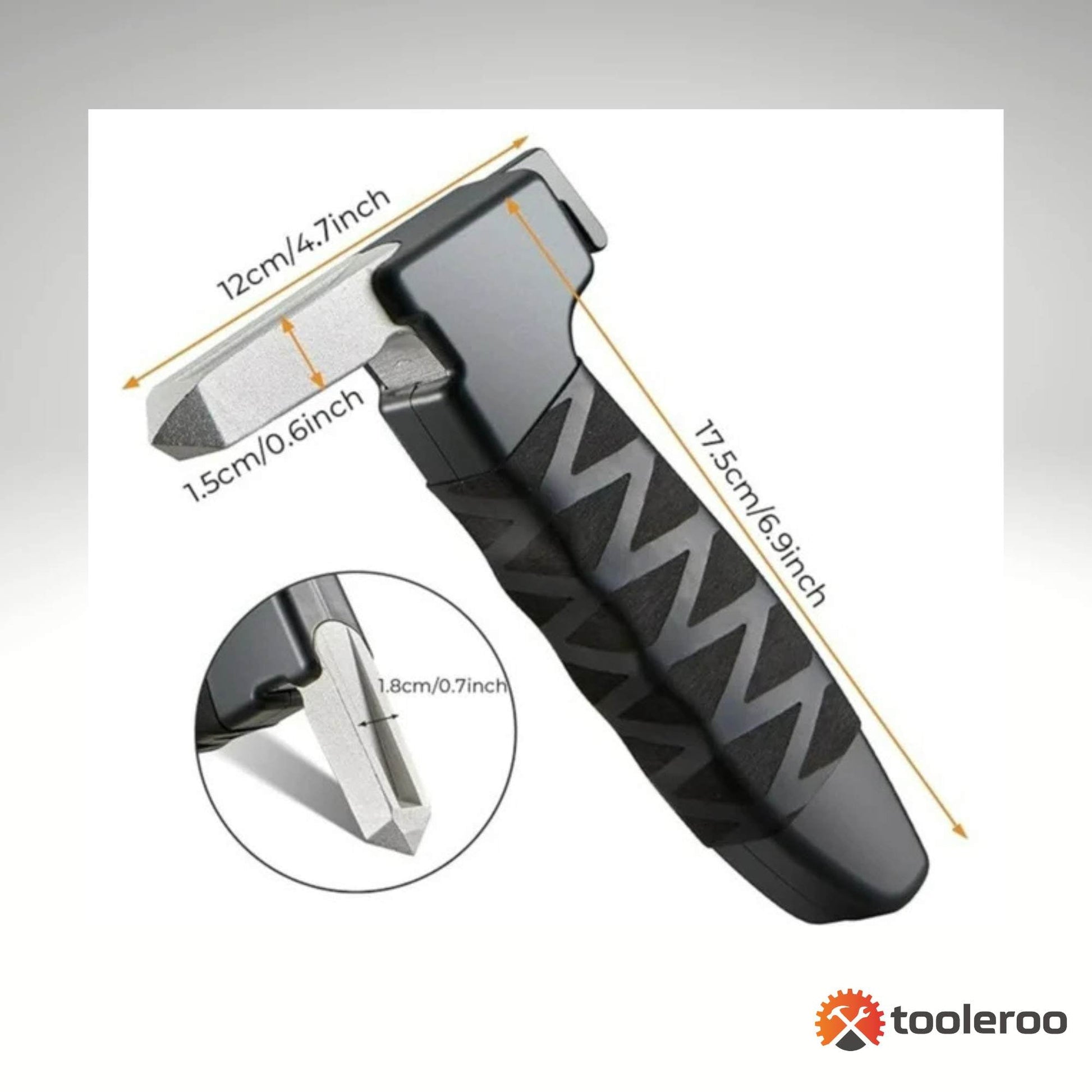 Tooleroo Car Cane Handle 3-in-1 Handy Grip - Lightweight Portable Mobility Tool V238-SUPDZ-41083266465872
