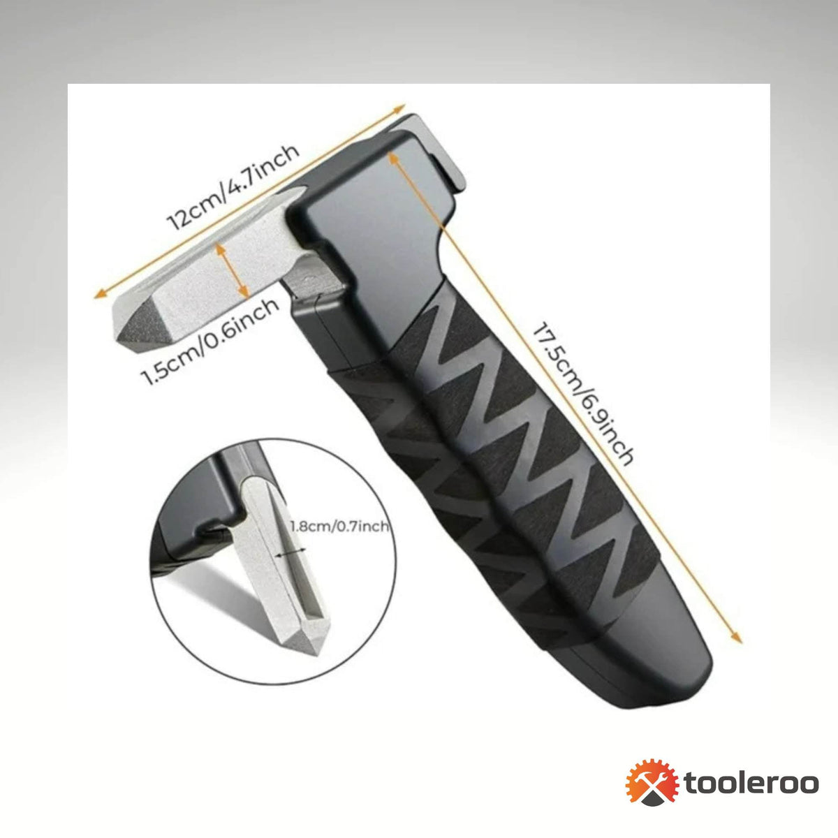 Tooleroo Car Cane Handle 3-in-1 Handy Grip - Lightweight Portable Mobility Tool V238-SUPDZ-41083266465872
