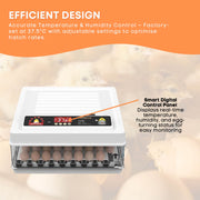 Automatic 130 Egg Incubator - Electric Digital Turning Chicken Quail Duck Hatching V238-SUPDZ-41087060246608