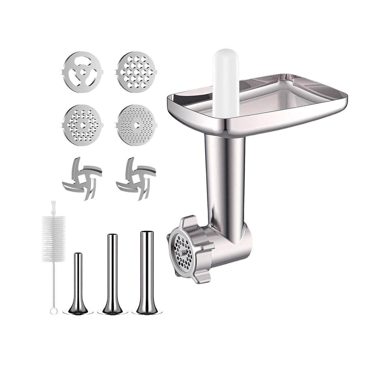 Kitchee Meat Food Grinder Sausage Attachment - Compatible with KitchenAid Mixers V238-SUPDZ-41088019529808