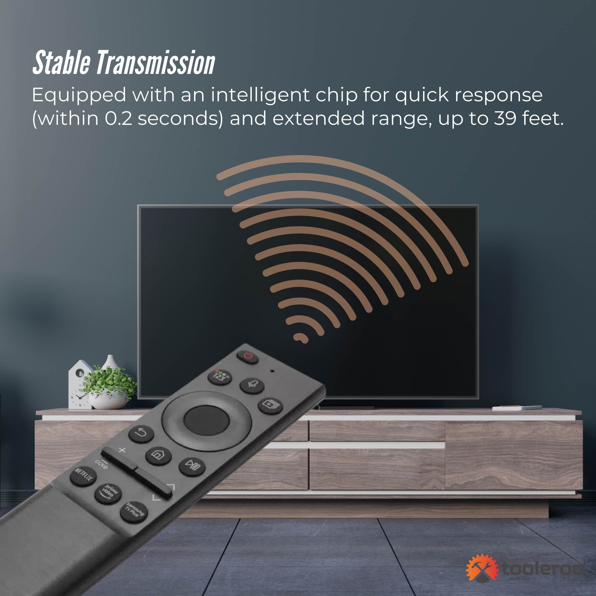 Tooleroo Smart TV Remote Control - Replacement For Samsung Voice BN59-01357F V238-SUPDZ-41102544601168