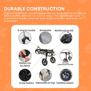 Rooster Farms Large Dog Wheelchair XL Harness - Adjustable Back Leg Aid V238-SUPDZ-41121780236368