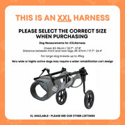 Rooster Farms Large Dog Wheelchair XXL Harness - Adjustable Back Leg Aid V238-SUPDZ-41121798062160
