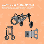 Rooster Farms Large Dog Wheelchair XXL Harness - Adjustable Back Leg Aid V238-SUPDZ-41121798062160