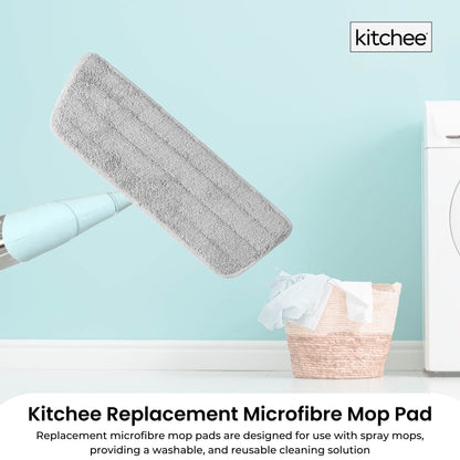 Kitchee Replacement Microfibre Mop Pad for Kitchee Refillable Spray Floor Mop V238-SUPDZ-41134928003152