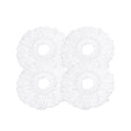 4x Kitchee Microfibre Mop Head Replacement for Kitchee Spin Mop - White Round V238-SUPDZ-41143291510864