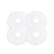 4x Kitchee Microfibre Mop Head Replacement for Kitchee Spin Mop - White Round V238-SUPDZ-41143291510864