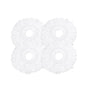 4x Kitchee Microfibre Mop Head Replacement for Kitchee Spin Mop - White Round V238-SUPDZ-41143291510864
