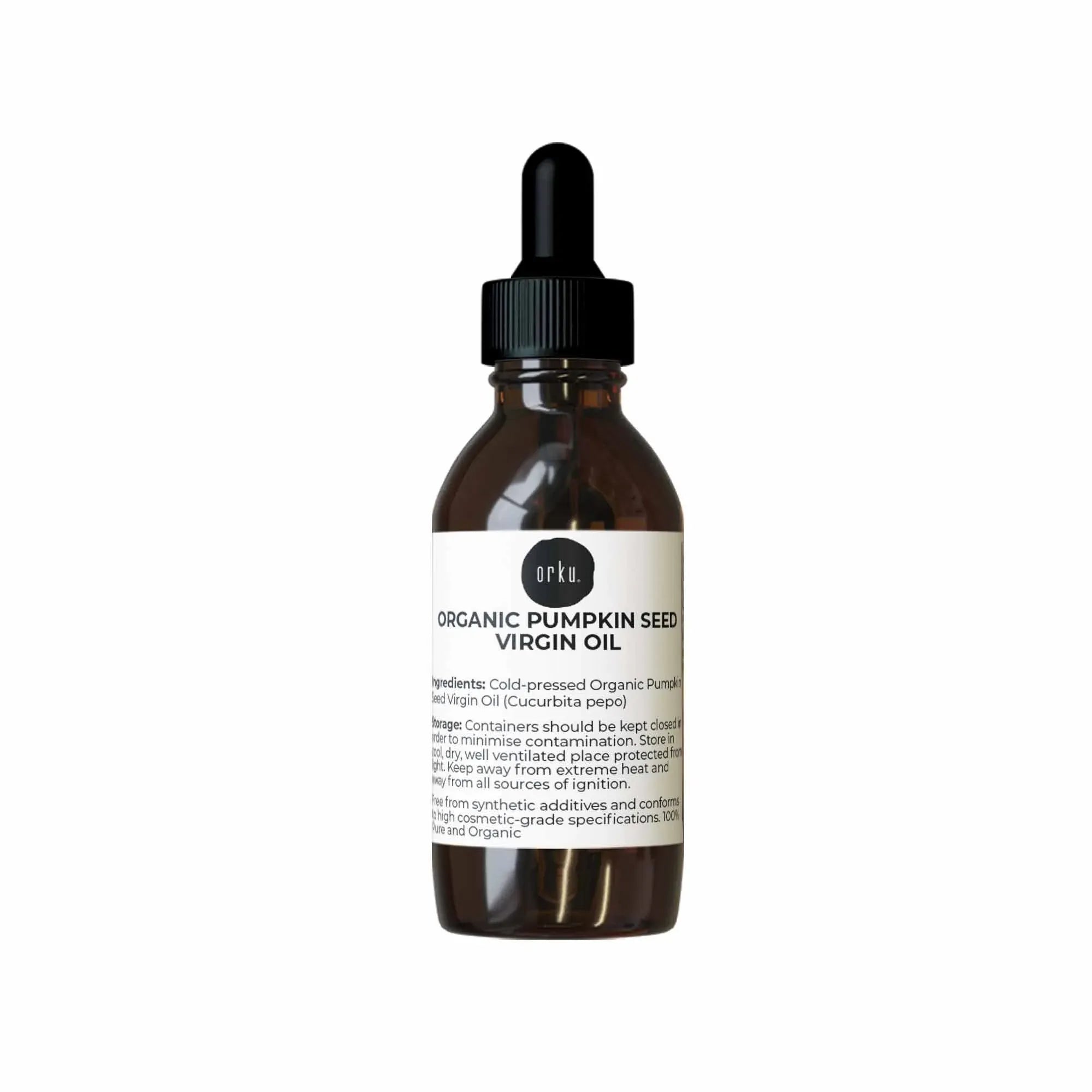 Orku 25ml Organic Pumpkin Seed Oil - Virgin Cold Pressed Unrefined Cosmetic Grade V238-SUPDZ-41162468360272