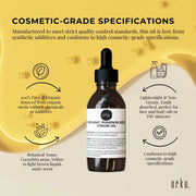 Orku 25ml Organic Pumpkin Seed Oil - Virgin Cold Pressed Unrefined Cosmetic Grade V238-SUPDZ-41162468360272