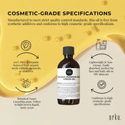 Orku 100ml Organic Pumpkin Seed Oil - Virgin Cold Pressed Unrefined Cosmetic Grade V238-SUPDZ-41162536812624