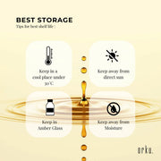 Orku 1L Organic Pumpkin Seed Oil - Virgin Cold Pressed Unrefined Cosmetic Grade V238-SUPDZ-41162537893968