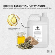Orku 5L Organic Pumpkin Seed Oil - Virgin Cold Pressed Unrefined Cosmetic Grade V238-SUPDZ-41162538516560