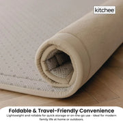 Kitchee Foam Floor Mat 150x200cm - Padded Thick Deep Soft Tatami Style Rug Cream V238-SUPDZ-41169834967120