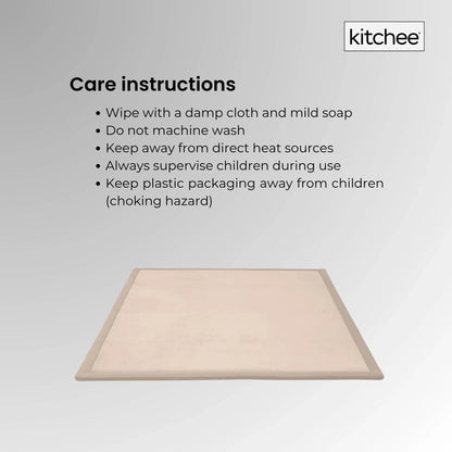 Kitchee Foam Floor Mat 200x200cm - Padded Thick Deep Soft Tatami Style Rug Cream V238-SUPDZ-41169835098192