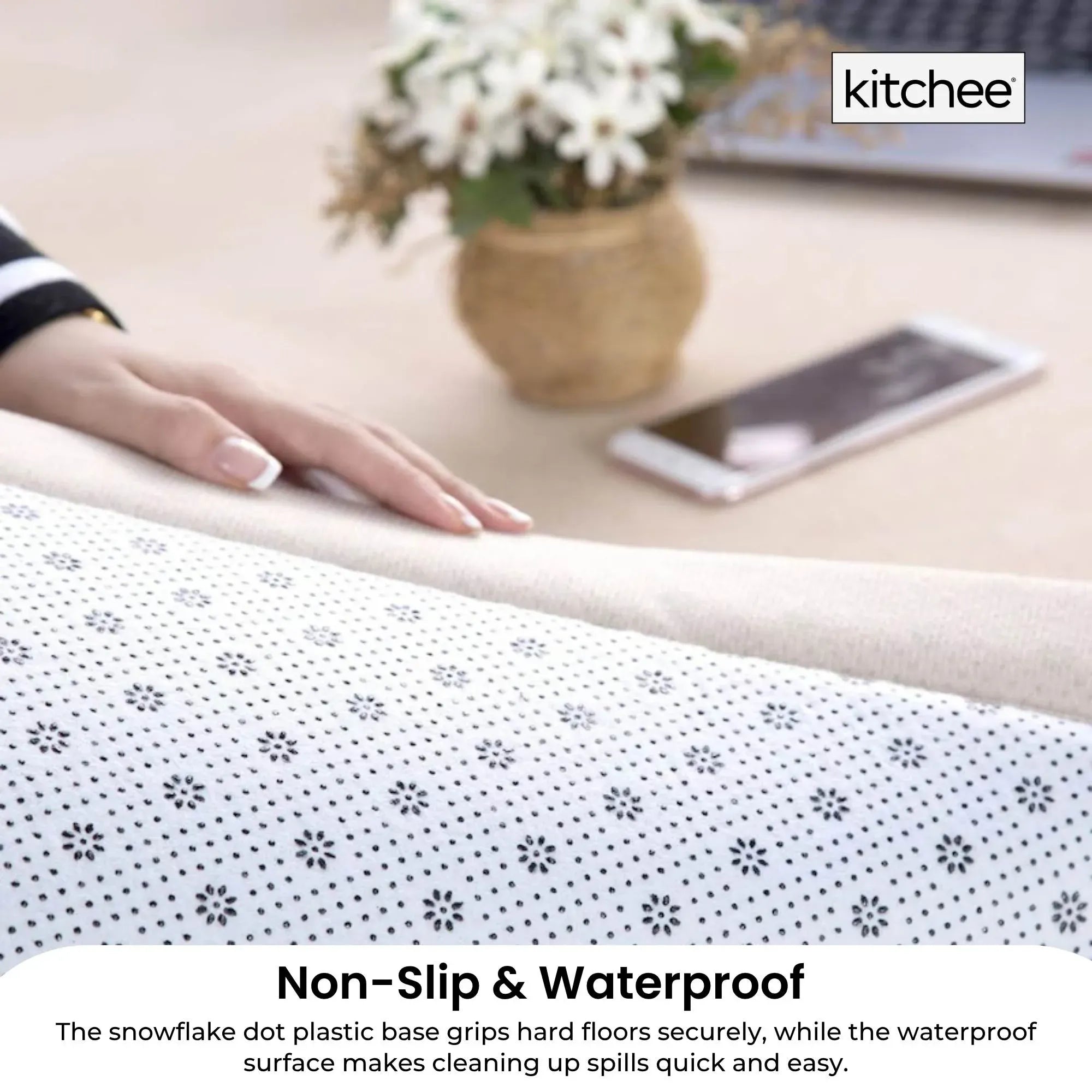 Kitchee Foam Floor Mat 200x200cm - Padded Thick Deep Soft Tatami Style Rug Grey V238-SUPDZ-41169835229264