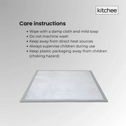 Kitchee Foam Floor Mat 200x200cm - Padded Thick Deep Soft Tatami Style Rug Grey V238-SUPDZ-41169835229264