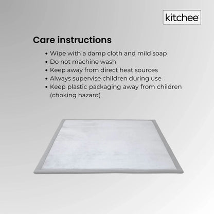 Kitchee Foam Floor Mat 200x200cm - Padded Thick Deep Soft Tatami Style Rug Grey V238-SUPDZ-41169835229264
