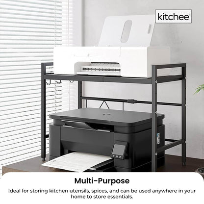 Kitchee Microwave Single Shelf - Expanding Storage Rack Kitchen Organiser Stand V238-SUPDZ-41172633190480