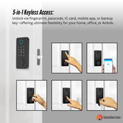 Tooleroo Digital Smart Door Lock Keypad - 5-in-1 Home Entry Security System V238-SUPDZ-41181933174864