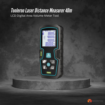 Tooleroo 40m Digital Laser Distance Measurer - LCD Area Volume Meter Tool V238-SUPDZ-41184926629968
