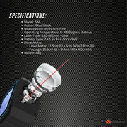 Tooleroo 40m Digital Laser Distance Measurer - LCD Area Volume Meter Tool V238-SUPDZ-41184926629968