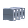 4x Kitchee Foldable Bed Sheet Storage Box - Linen and Closet Organiser Grey V238-SUPDZ-41188839948368