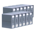 10x Kitchee Foldable Bed Sheet Storage Box - Linen and Closet Organiser Grey V238-SUPDZ-41188849090640