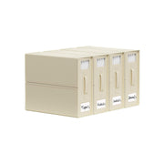 4x Kitchee Foldable Bed Sheet Storage Box - Linen and Closet Organiser Beige V238-SUPDZ-41188860067920