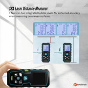 Tooleroo 100m Digital Laser Distance Measurer - LCD Area Volume Meter Tool V238-SUPDZ-41190050103376