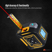 Tooleroo 60m Digital Laser Tape Measure + 5m Steel Tape - 3-in-1 Cross Marking V238-SUPDZ-41191861452880