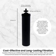 Orku Carbon Block Filter Cartridge - Replacement for Berkey BB9-2 Gravity Filter V238-SUPDZ-41204499382352