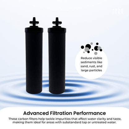 Orku Carbon Block Filter Cartridge - Replacement for Berkey BB9-2 Gravity Filter V238-SUPDZ-41204499382352