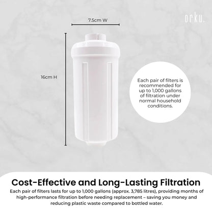 Orku Fluoride Reduction Filter K5366 - Compatible with Berkey PF-2 V238-SUPDZ-41204524843088