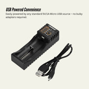 LiitoKala Lii-100 Smart Battery Charger - USB Output for 18650 AA AAA Li-ion NiMH V238-SUPDZ-41205287157840