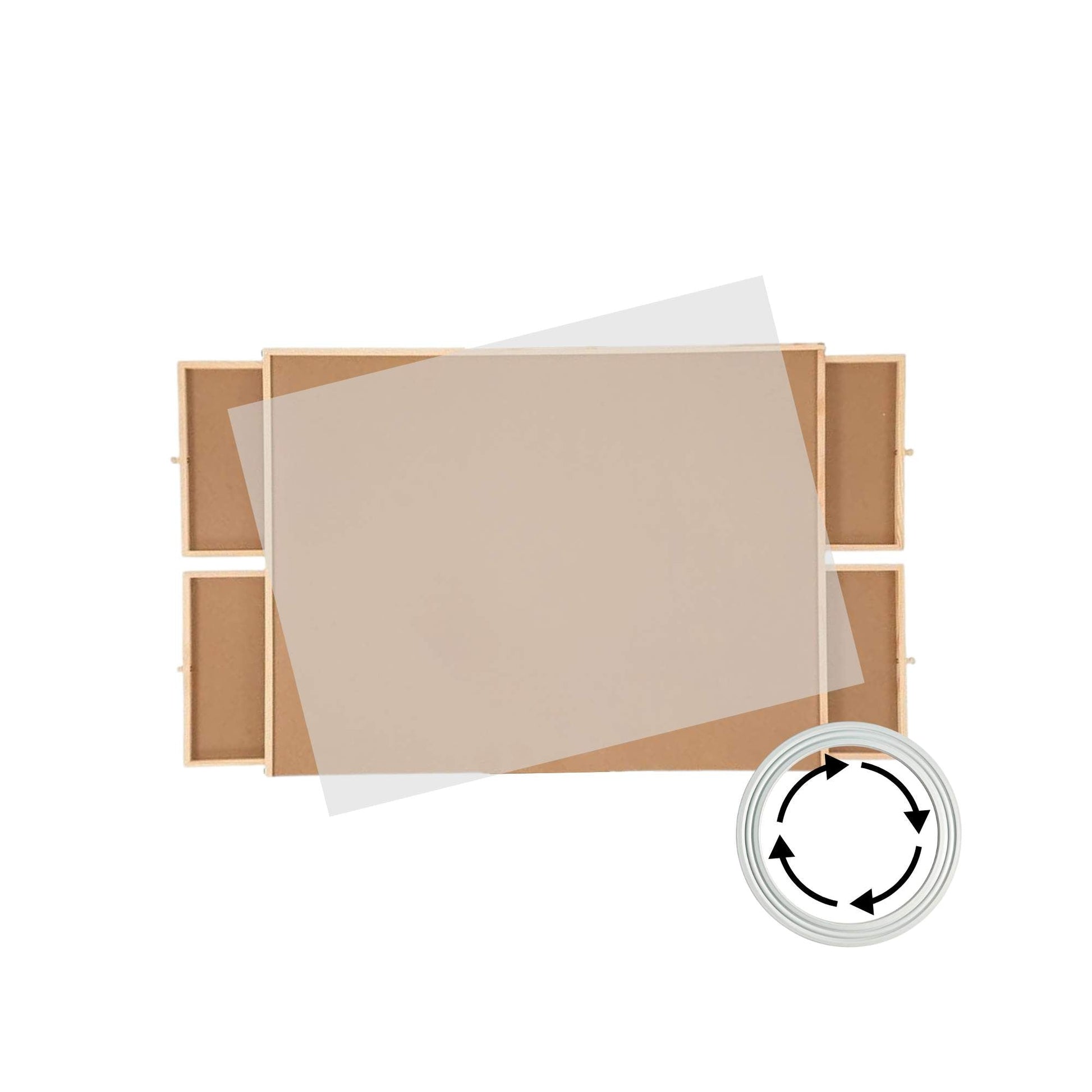 Social Hike Puzzle Board 1000 pcs - Rotating Tabletop with 4 Drawers and Cover V238-SUPDZ-41227680448592