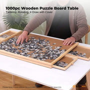 Social Hike Puzzle Board 1000 pcs - Rotating Tabletop with 4 Drawers and Cover V238-SUPDZ-41227680448592