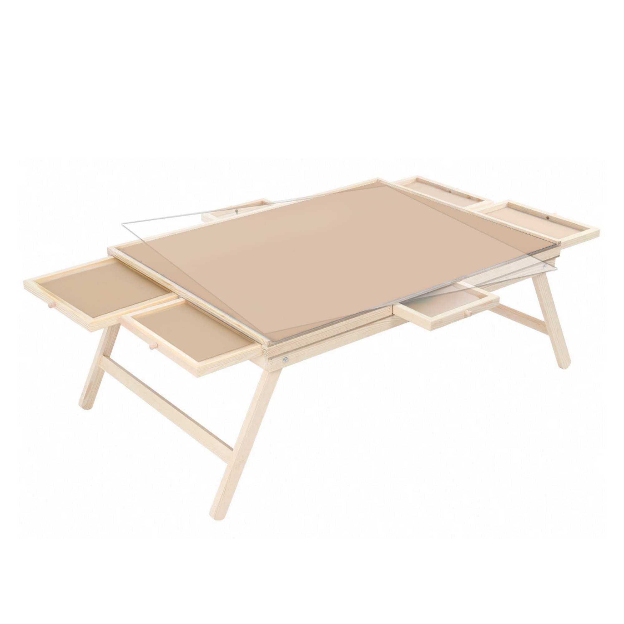 Social Hike Puzzle Board Table 1500 pcs - Folding Legs 6 Drawer with Cover V238-SUPDZ-41228458197072