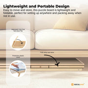 Social Hike Puzzle Board Table 1500 pcs - Folding Legs 6 Drawer with Cover V238-SUPDZ-41228458197072