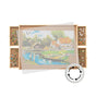 Social Hike Puzzle Board 1500 pcs - Rotating Tabletop with 4 Drawers and Cover V238-SUPDZ-41228495224912