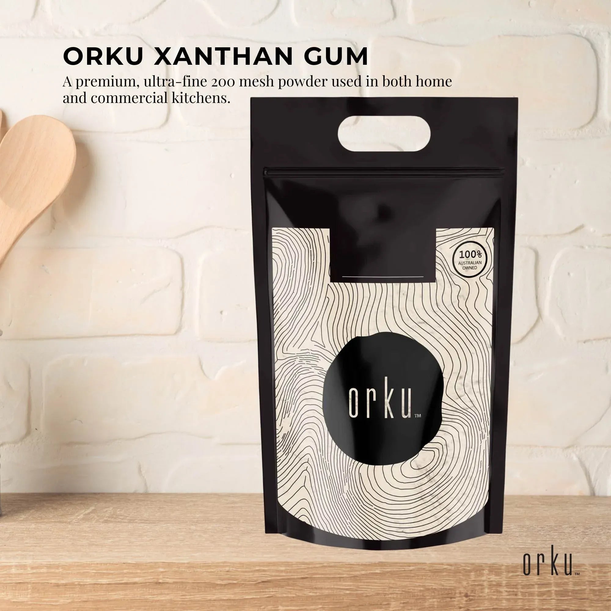 Orku 10Kg Xanthan Gum Thickener Pure Fine Powder 200 Mesh FCC E415 Food Additive V238-SUPDZ-41235056590928