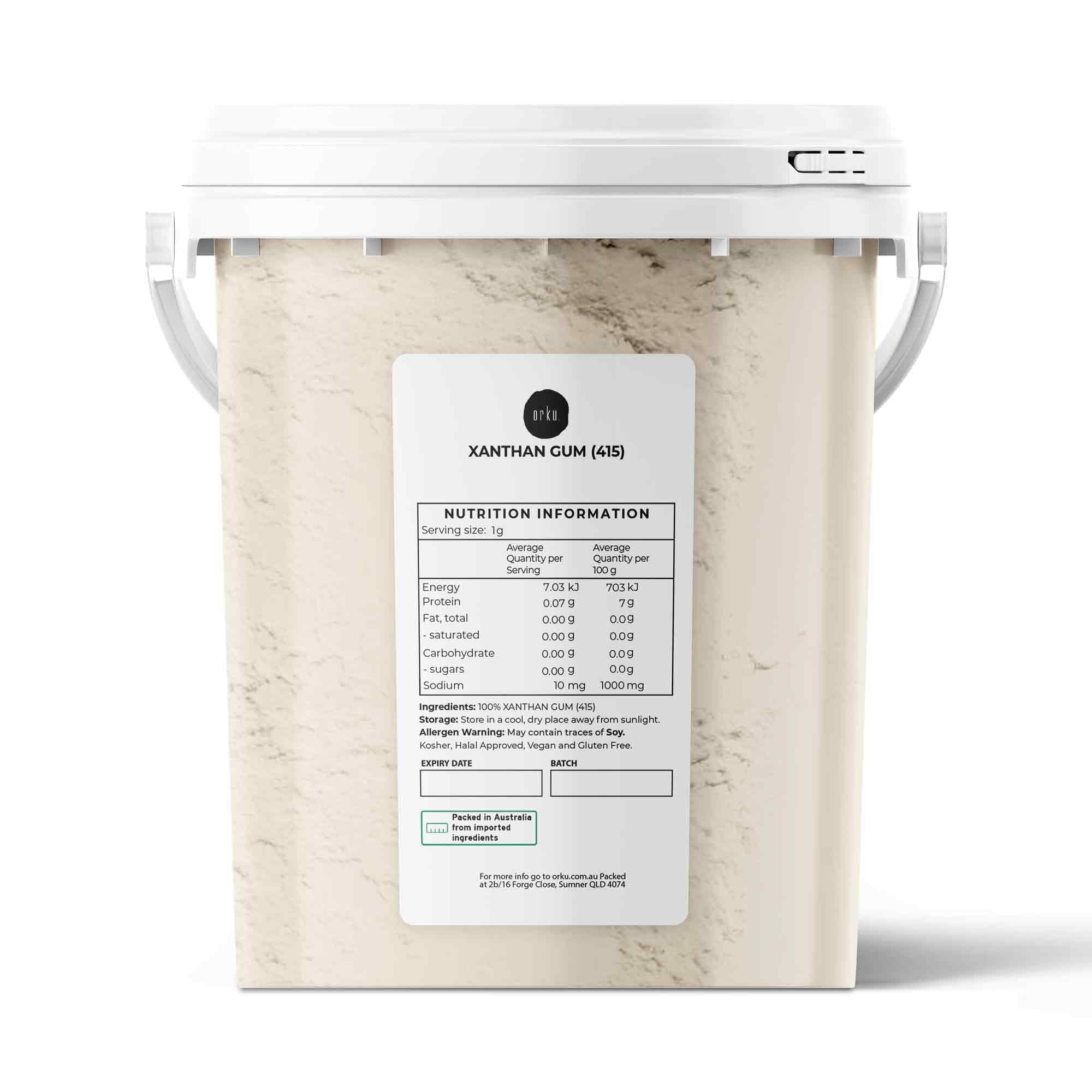 Orku 600g Xanthan Gum Thickener Pure Powder 200 Mesh FCC E415 Food Additive TUB V238-SUPDZ-41235057672272